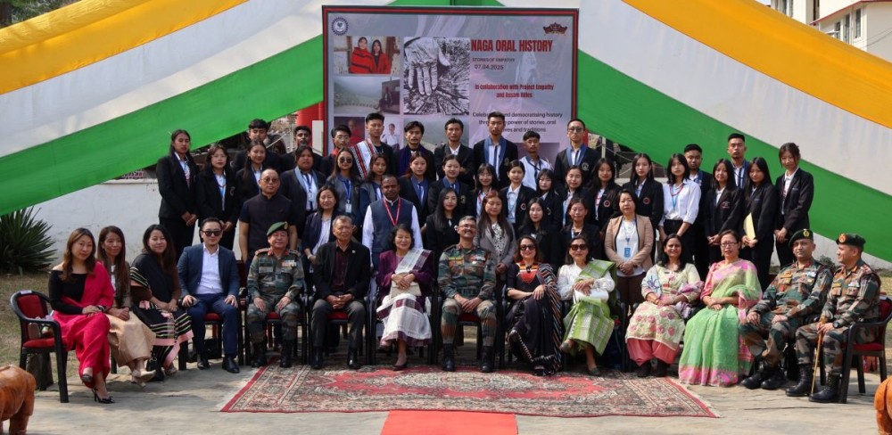 Officials and others during the ‘Project Empathy’ held in Kenguruse Hall, Kohima Garrison on April 7.